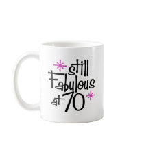 70th Birthday Mug