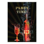 70th birthday party invitation