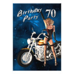 70th Birthday party Invitation