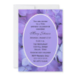 70th Birthday Party  Invitation -- Hydrangea