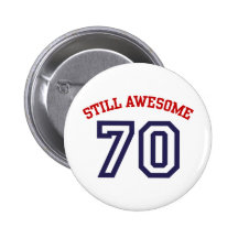 70th Birthday Pin