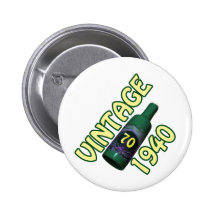 70th Birthday Pinback Buttons