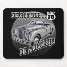 70th Birthday T-shirts and Gifts Mouse Pads