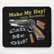 70th Birthday T-shirts and Gifts Mouse Pads