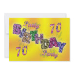 70th party invitation