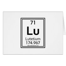 71 Lutetium cards