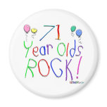 71 Year Olds Rock ! Fridge Magnet