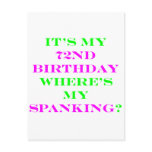72 Where's my spanking?
