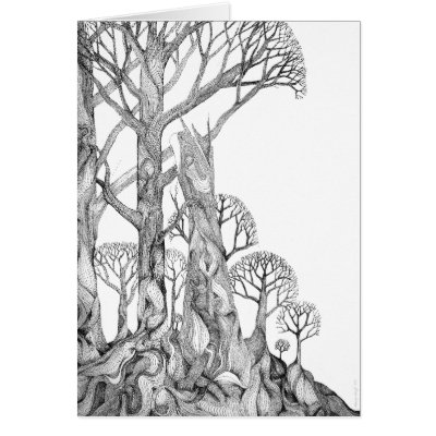 72trees greeting card by durella