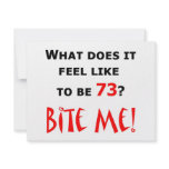 73 Bite Me! invitations
