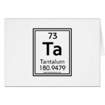 73 Tantalum Greeting Card