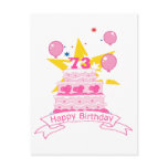 73 Year Old Birthday Cake Post Card