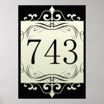 743 Area Code Print