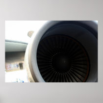 747 Engine Posters
