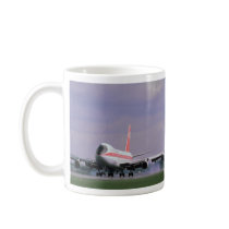 747 lands at Pearson International Airport, Toront Coffee Mugs