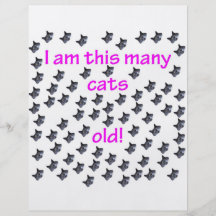 74 Cat Heads Old Personalised Flyer