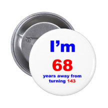 75 Birthday Pinback Buttons