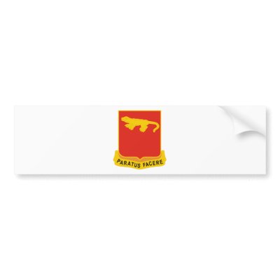 75 Field Artillery Regiment Bumper Sticker by peter_pan03