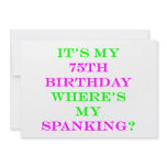 75 Where's my spanking 2 invitations