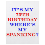 75 Where's my spanking? flyers