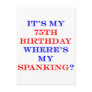 75 Where's my spanking?