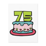 75 Year Old Birthday Cake Post Cards