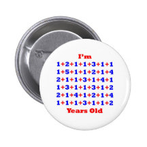 75 Years old! Pin