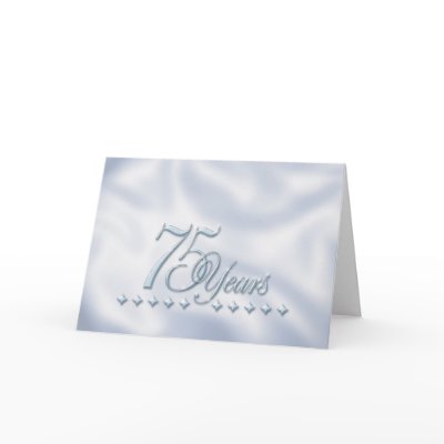 75th Anniversary Greeting Cards by Jack_of_Arts
