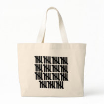 75th birthday canvas bags