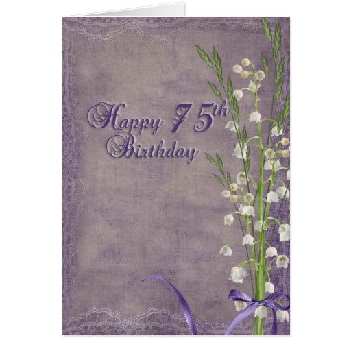 75th Birthday Cards, 75th Birthday Card Templates, Invitations, Photo