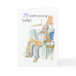 75th Birthday Card for a Man