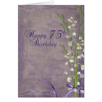 75th Birthday Cards &amp; Invitations | Zazzle.co.uk
