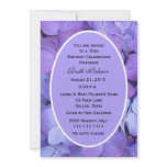 75th Birthday Party Invitation -- Hydrangea