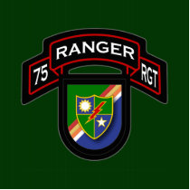 75th Ranger Rgt - scroll & flash
