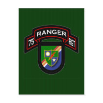 75th Ranger Rgt - scroll & flash