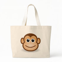 76-Free-Cute-Cartoon-Monkey-Clipart-Illustration Bag