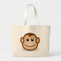 76-Free-Cute-Cartoon-Monkey-Clipart-Illustration Bag