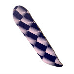 777 Pink and Blue Checkered Flag GT 500 XXL Skate Boards