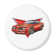 77-78 Red Firebird TA Magnets