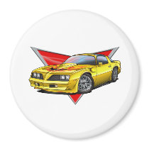 77-78 Yellow Firebird TA Magnet