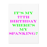 77 Where's my spanking?