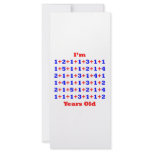 77 Years old! Rack Card Template