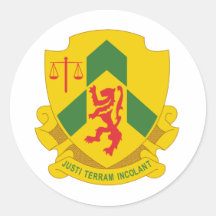 796 Military Police Battalion Round Stickers