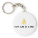79[1], I am cute as a star Key Chains