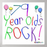 79 Year Olds Rock ! posters