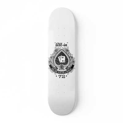 7-2 All in! Skate Board Decks by space_ninja
