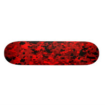 7 3/4 deck. Digital camo/red Skateboards
