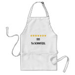 7 Bier gleich 1 Schnitzel Apron