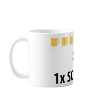 7 Bier gleich 1 Schnitzel Coffee Mugs