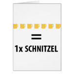 7 Bier sind ein Schnitzel icon cards